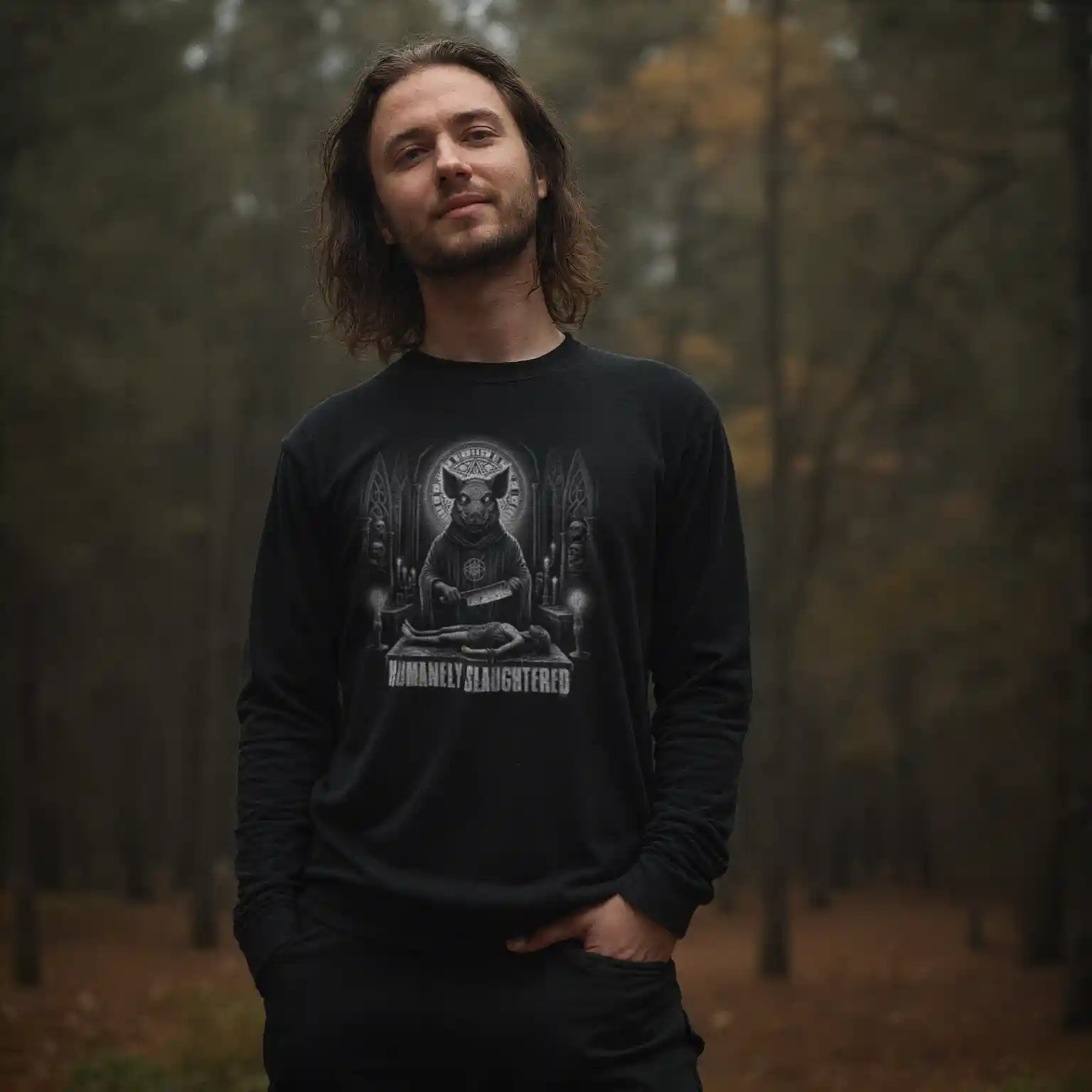 Humanely Slaughtered Longsleeve 8 Humanely Slaughtered Longsleeve – Bild 2