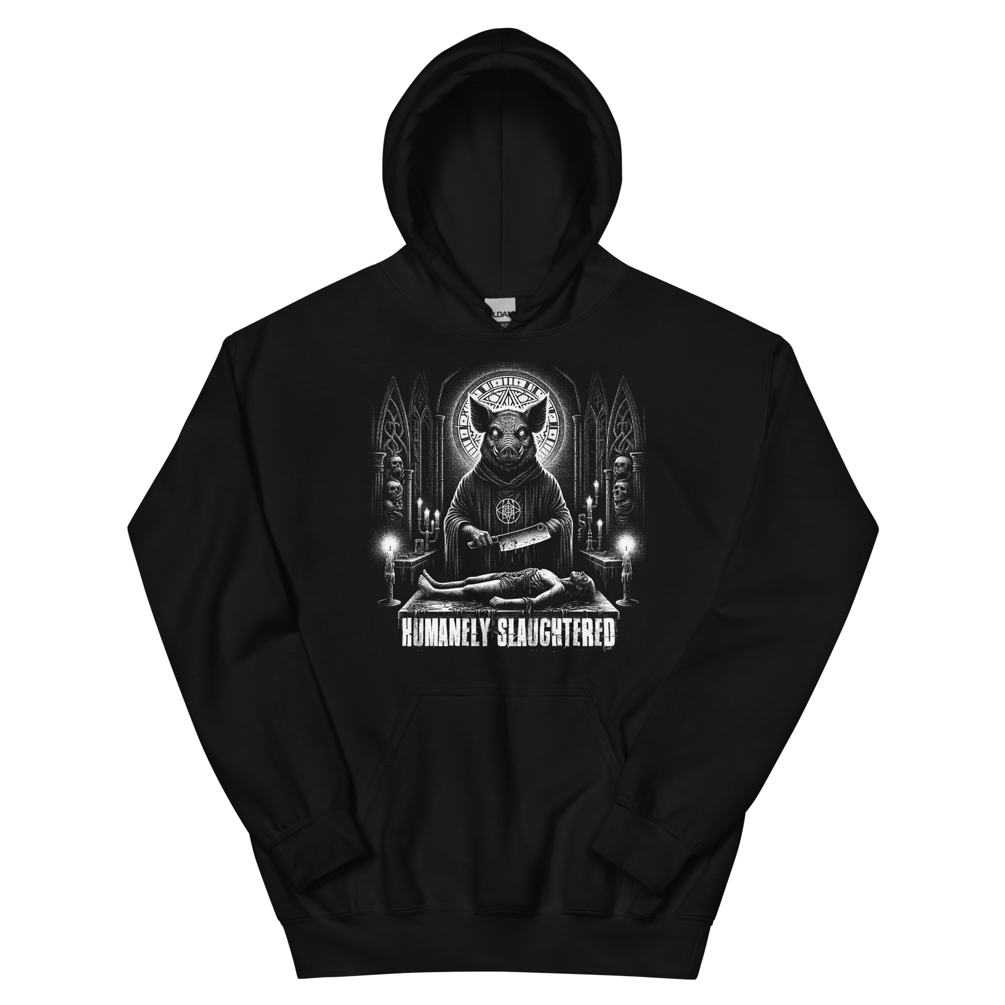 Humanely Slaughtered Hoodie 28 Humanely Slaughtered Hoodie – Bild 3