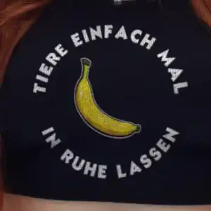 Tiere einfach mal in Ruhe lassen Crop-Top