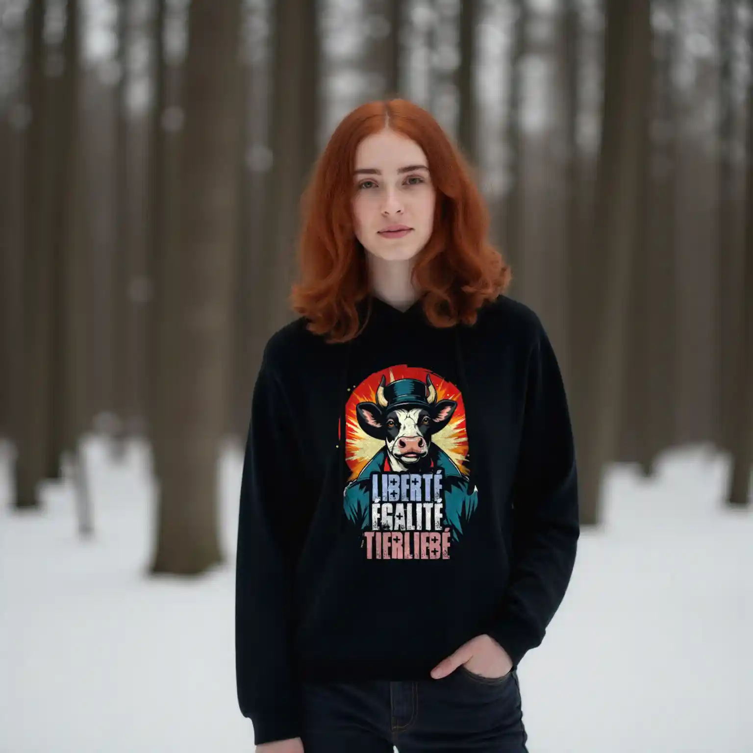 Liberté Égalite Tierliebé Hoodie 6 Liberté Égalite Tierliebé Hoodie – Bild 2