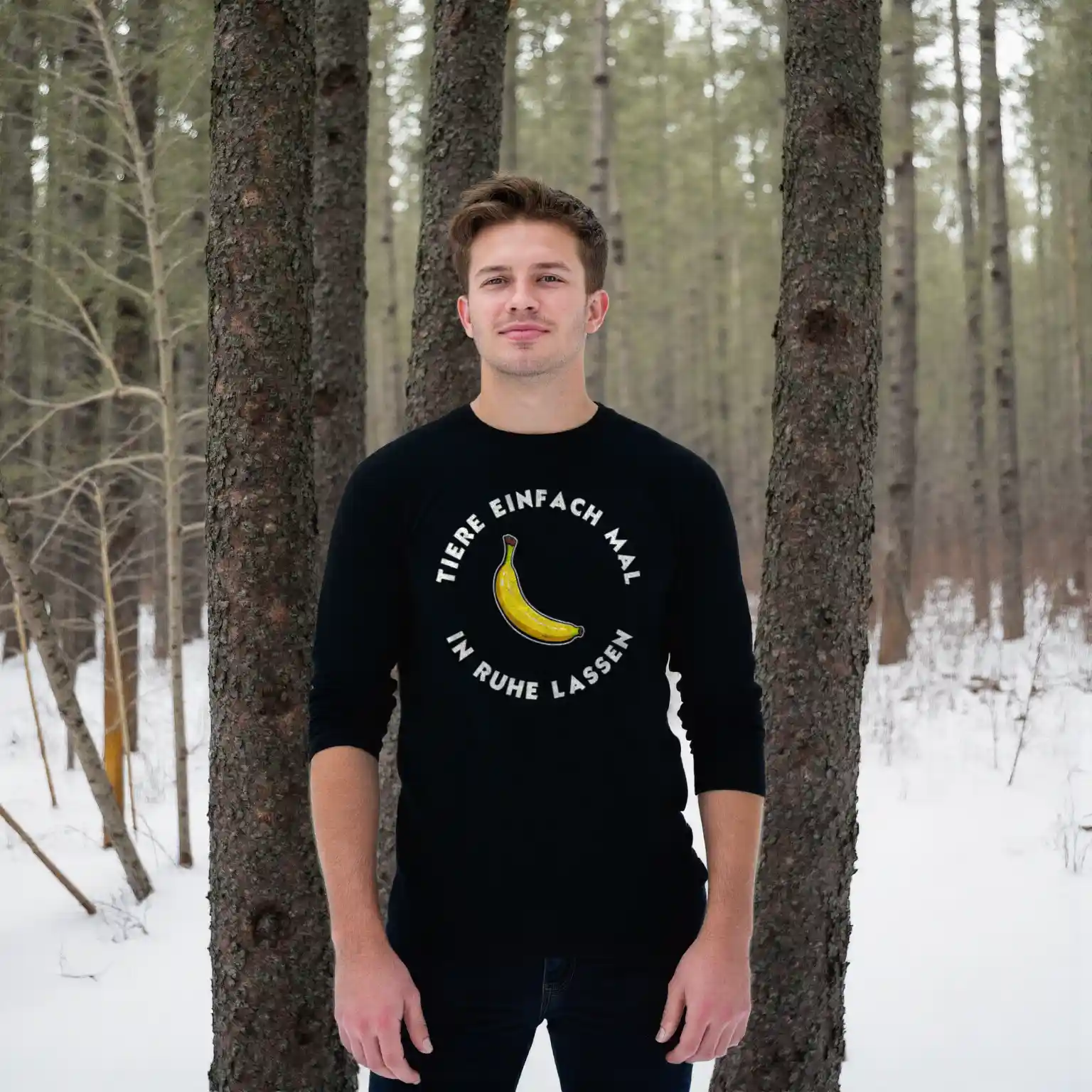 Tiere einfach mal in Ruhe lassen Longsleeve 19 Tiere einfach mal in Ruhe lassen Longsleeve – Bild 2