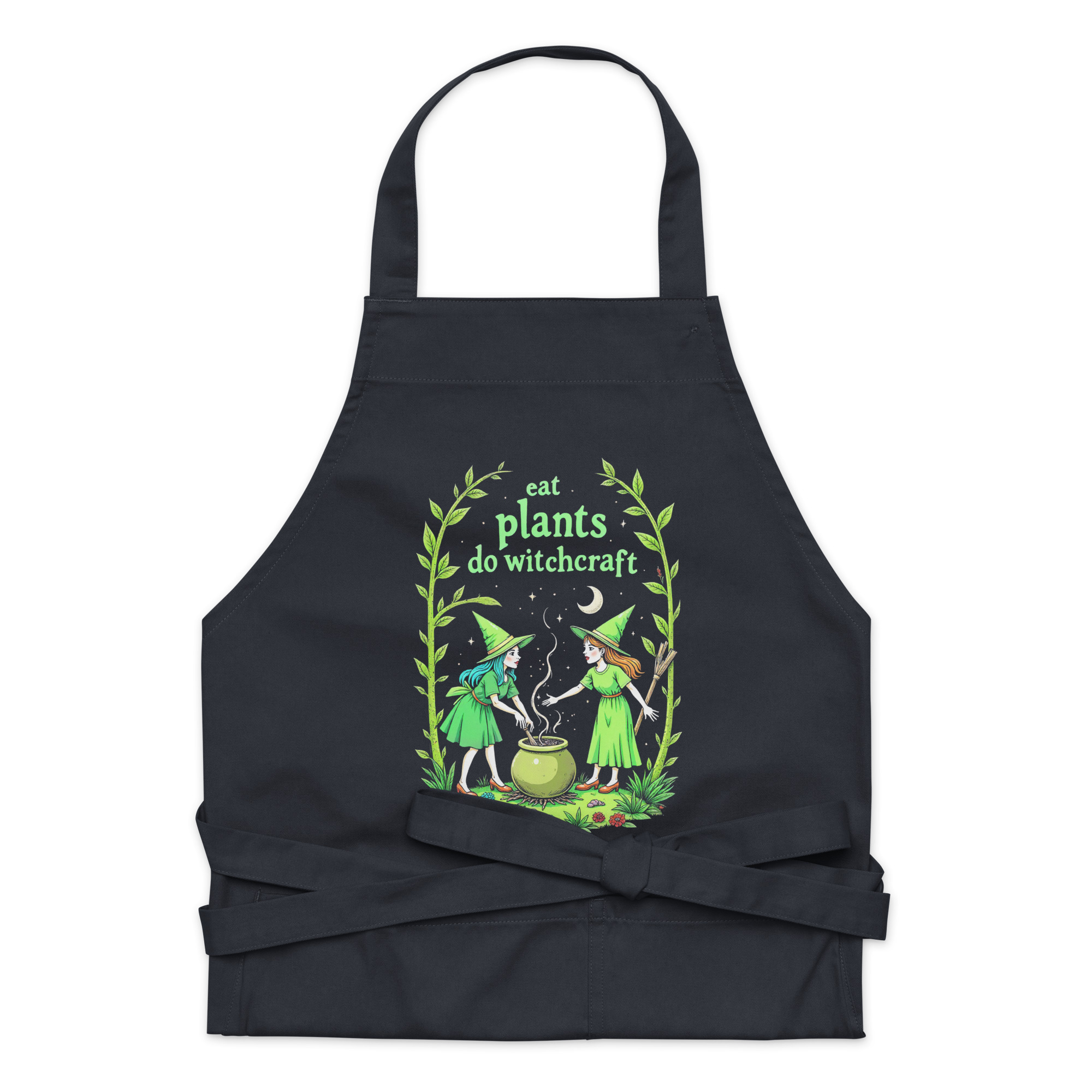 Eat Plants Do Witchcraft Grillschürze (Bio) 34 Eat Plants Do Witchcraft Grillschürze (Bio) – Bild 3