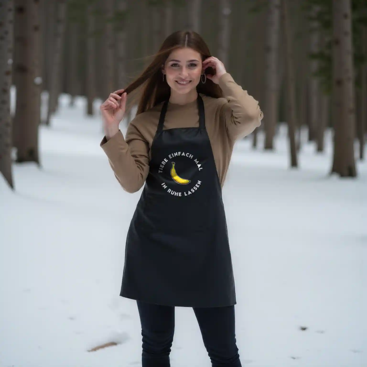 Tiere einfach mal in Ruhe lassen Grillschürze (Bio) 43 Tiere einfach mal in Ruhe lassen Grillschürze (Bio) – Bild 2