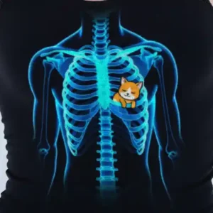 Animal Heart X-Ray Tank-Top