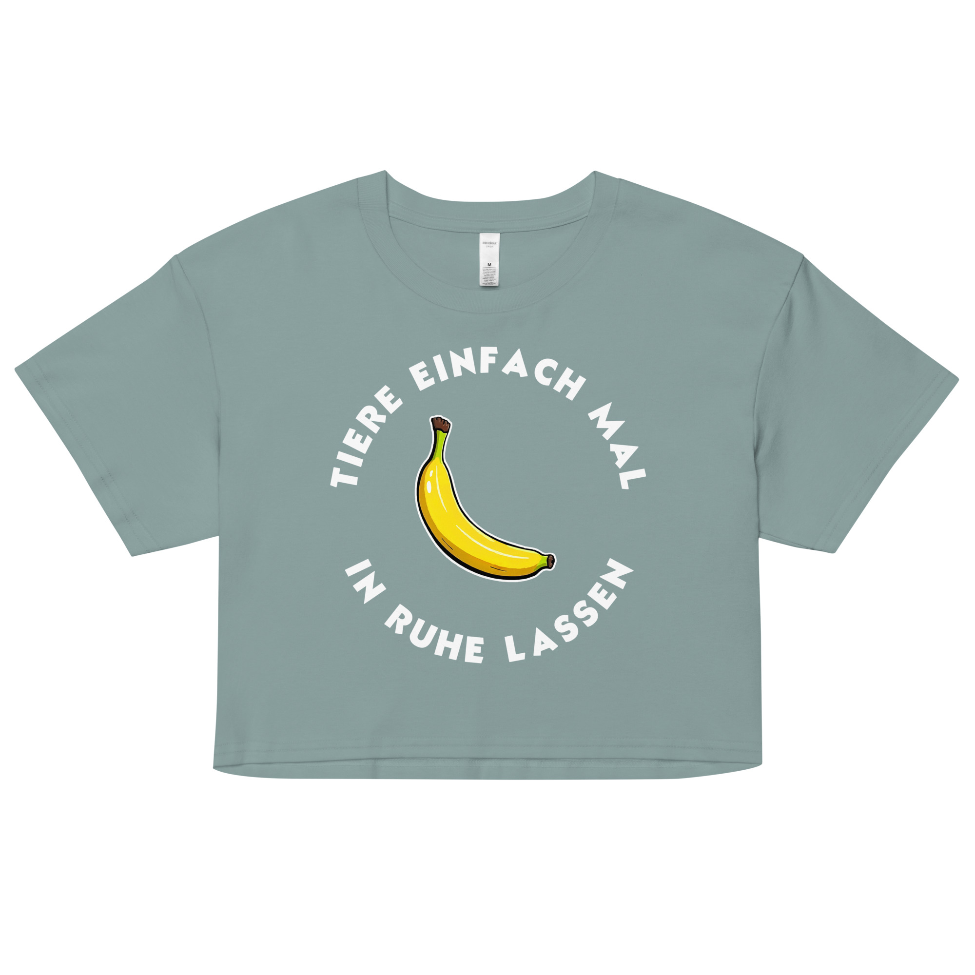 Tiere einfach mal in Ruhe lassen Crop-Top 32 Tiere einfach mal in Ruhe lassen Crop-Top – Bild 3