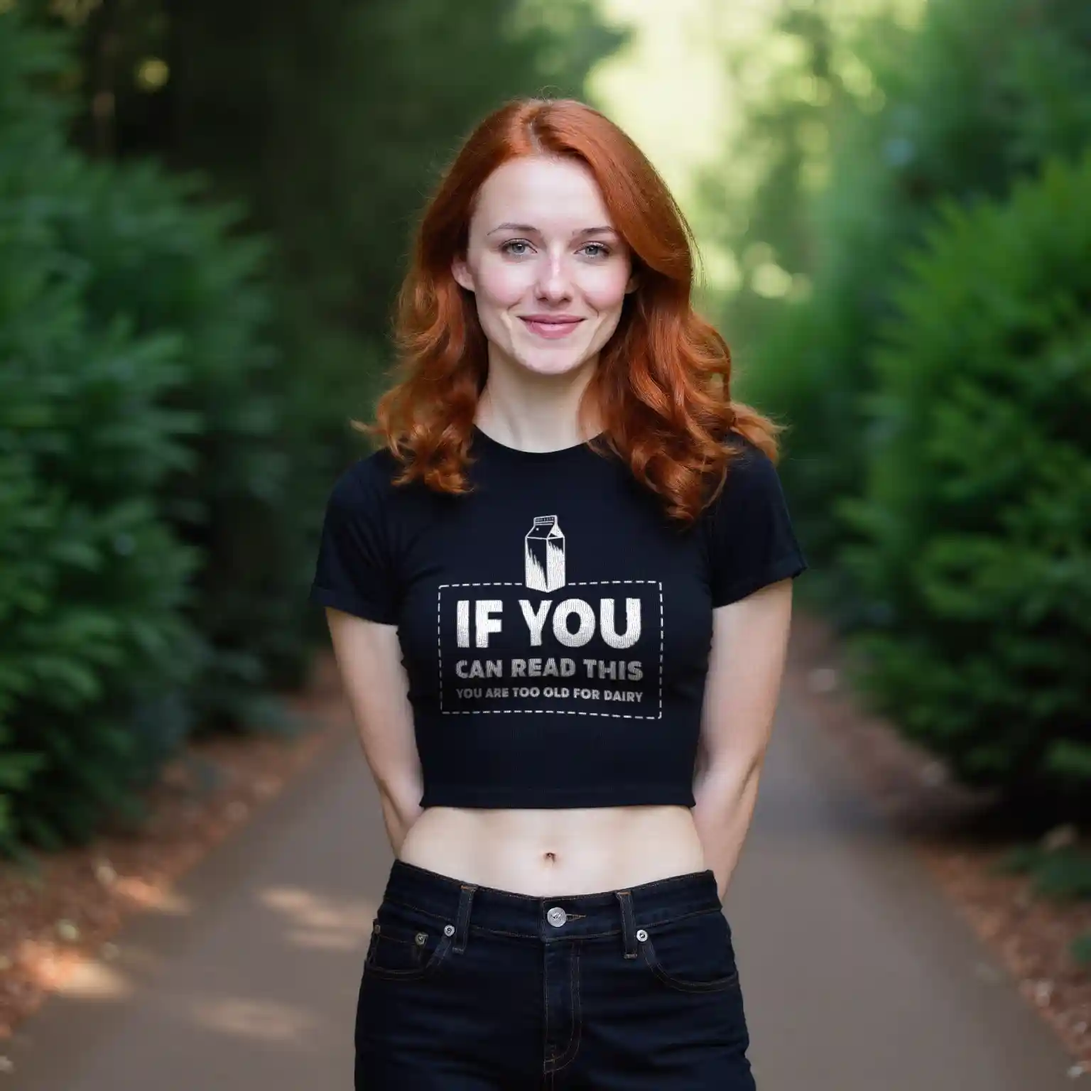 If you can read this Crop-Top 31 If you can read this Crop-Top – Bild 2