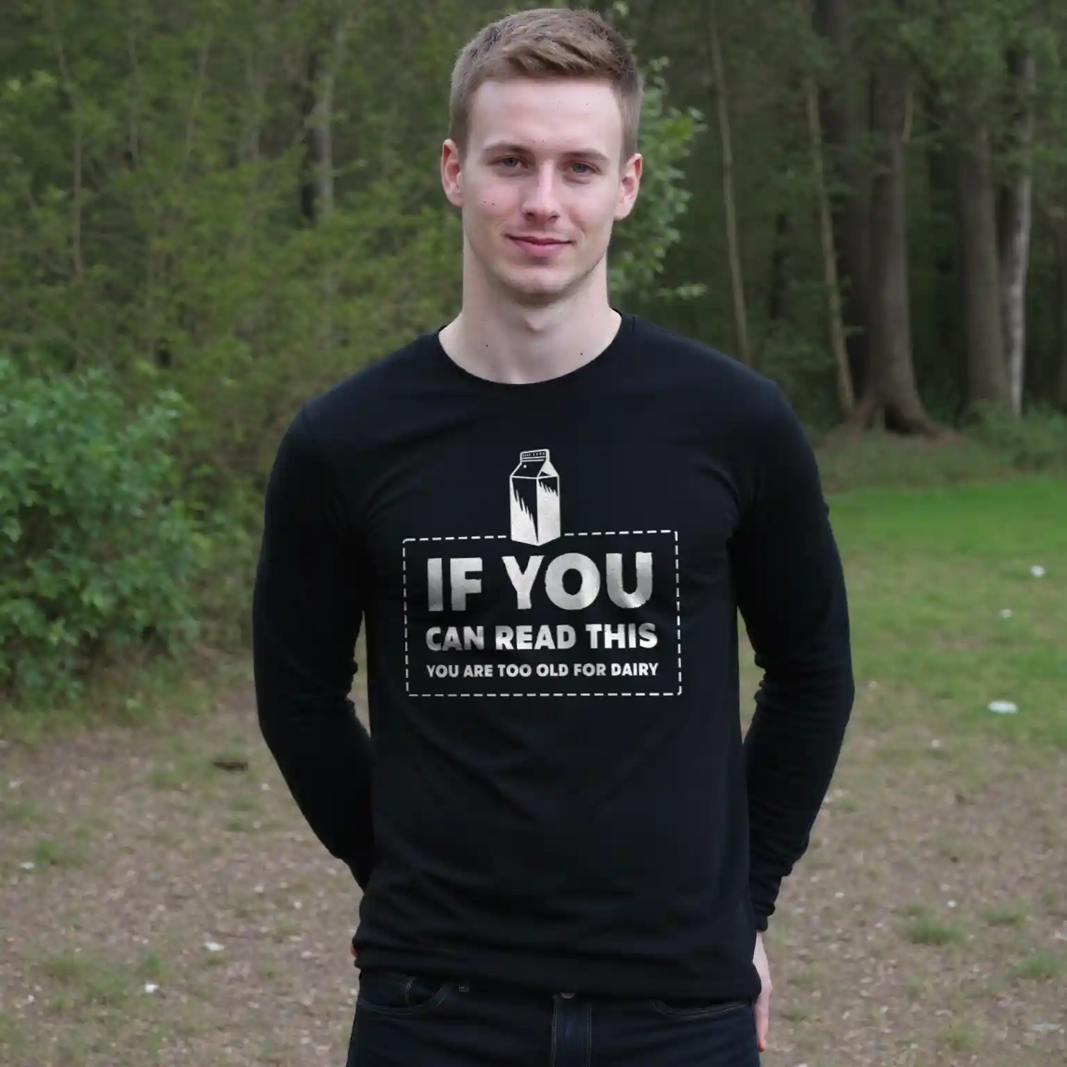 If you can read this Longsleeve 18 If you can read this Longsleeve – Bild 2