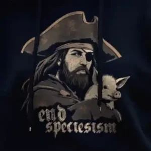 End Speciesism Pirate Hoodie