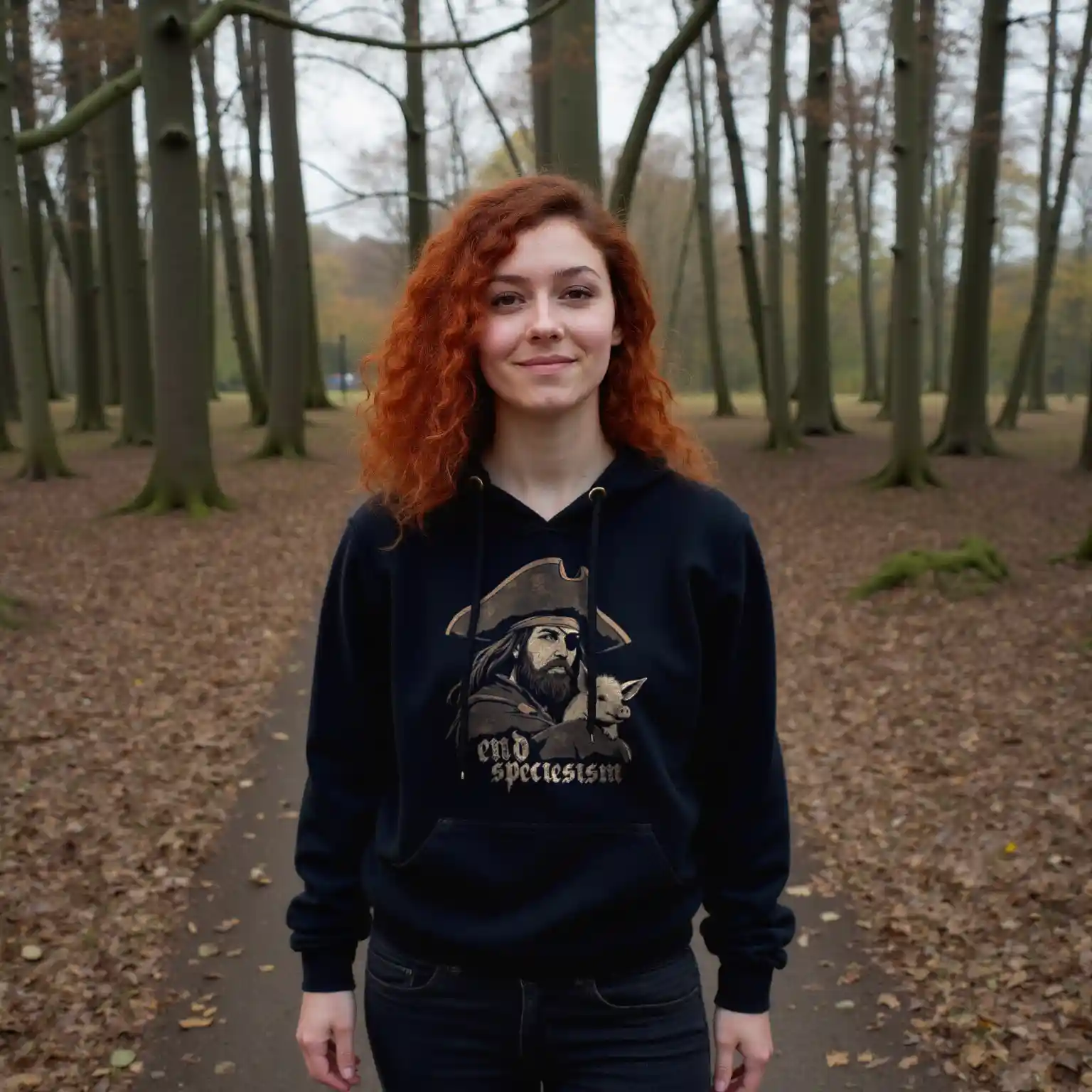 End Speciesism Pirate Hoodie 22 End Speciesism Pirate Hoodie – Bild 2