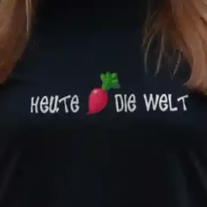 Heute Rettich die Welt Crop-Top