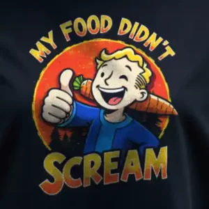 My Food didn't Scream Crop-Top