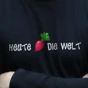 Heute Rettich die Welt Longsleeve