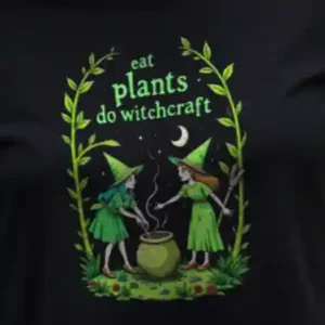 Eat Plants Do Witchcraft Crop-Top