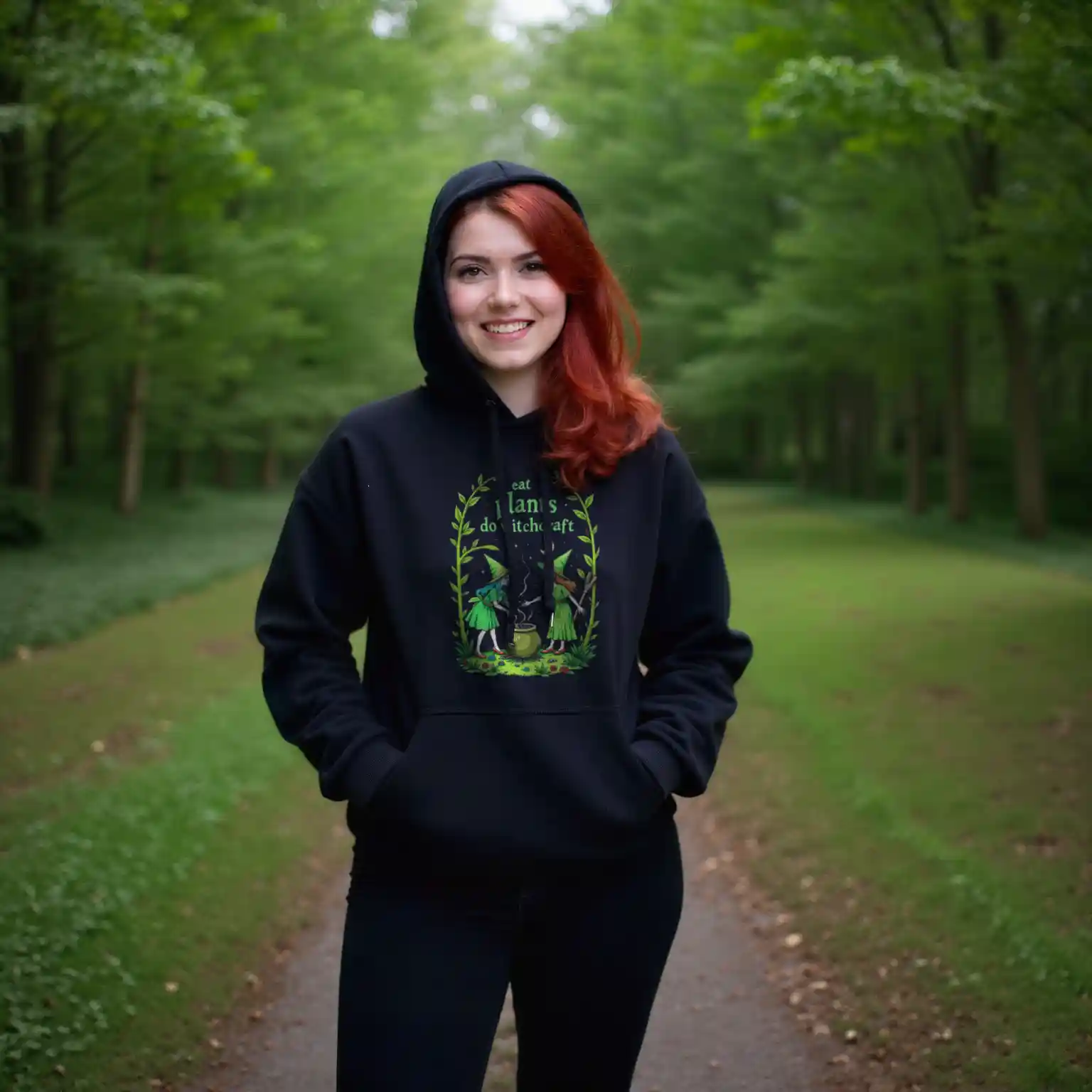 Eat Plants Do Witchcraft Hoodie 6 Eat Plants Do Witchcraft Hoodie – Bild 2