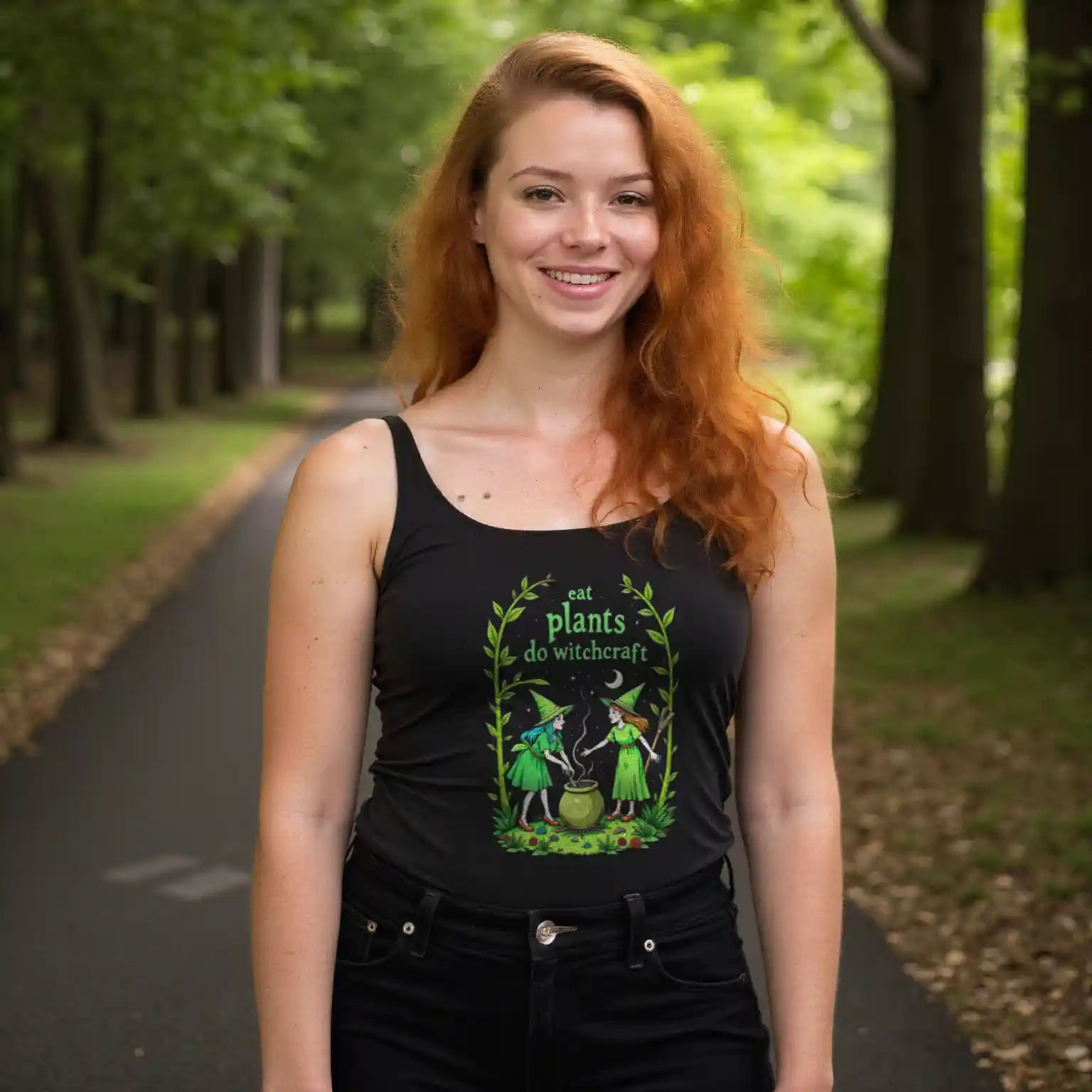 Eat Plants Do Witchcraft Tank-Top 28 Eat Plants Do Witchcraft Tank-Top – Bild 2