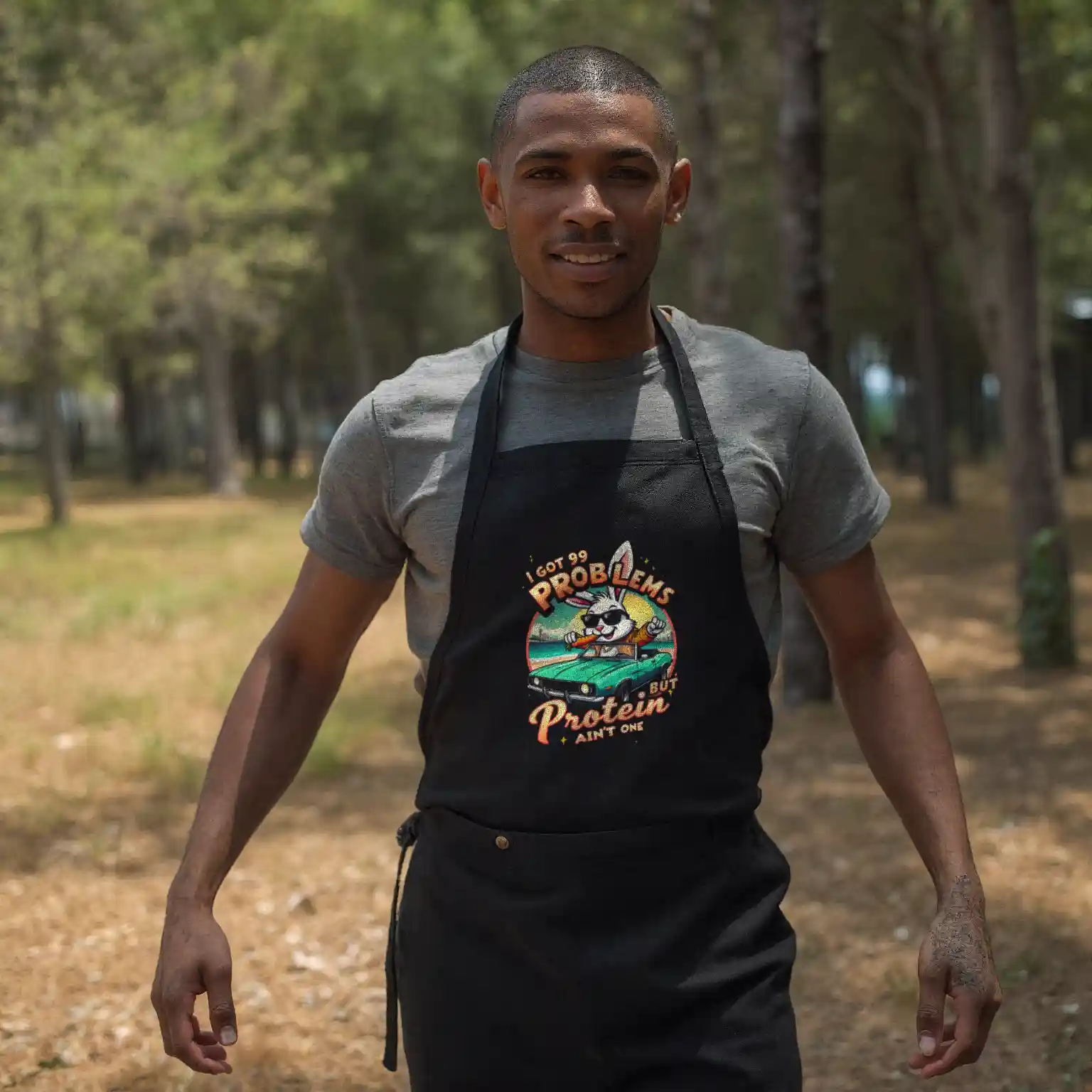 99 Problems Grillschürze (Bio) 20 99 Problems Grillschürze (Bio) – Bild 2