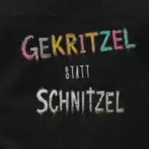 Gekritzel statt Schnitzel Grillschürze (Bio)