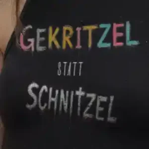 Gekritzel statt Schnitzel Tank-Top