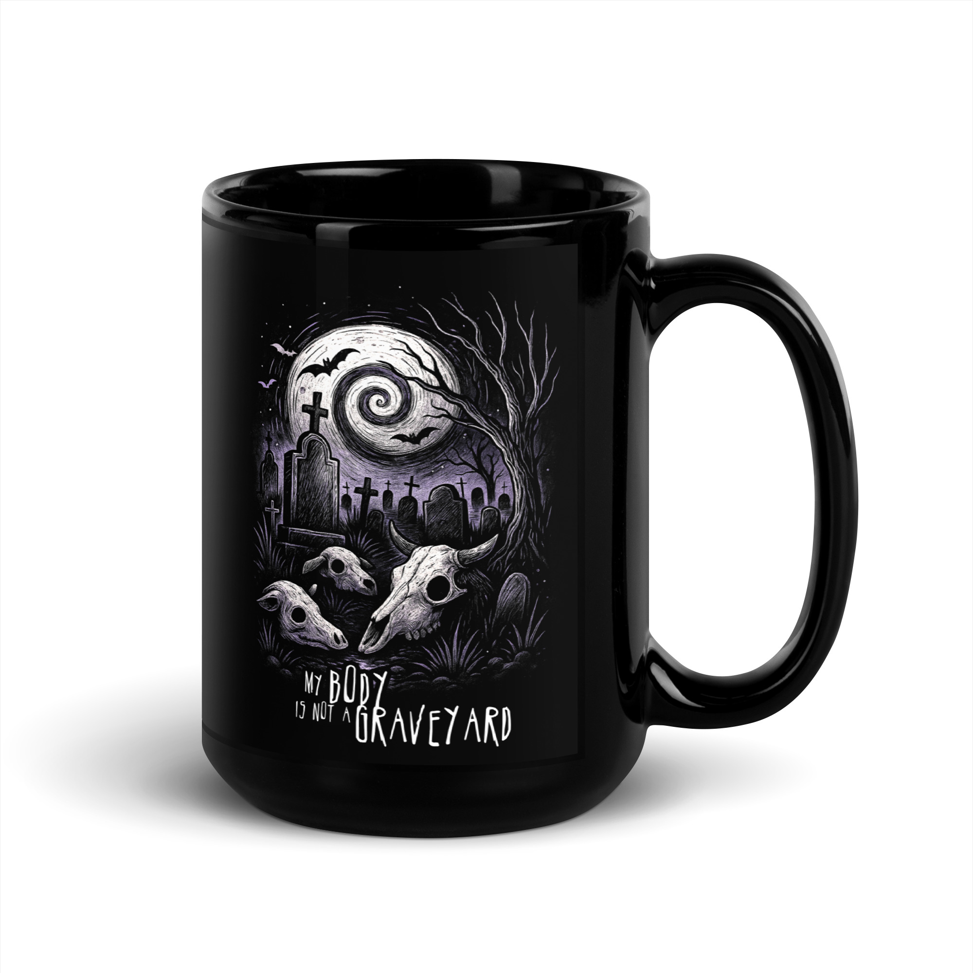 My Body is not a Graveyard (Halloween) Tasse 13 My Body is not a Graveyard (Halloween) Tasse – Bild 5