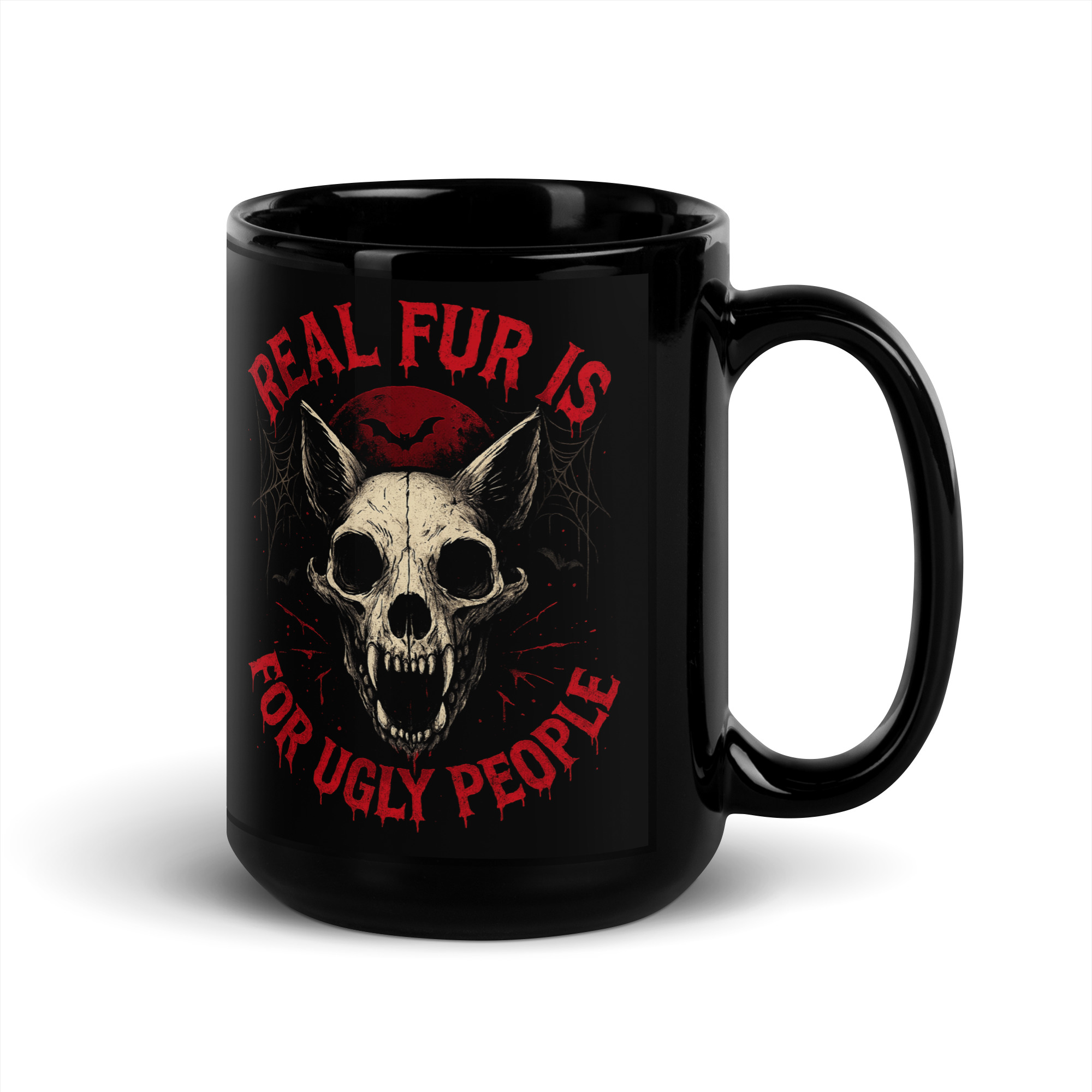 Real Fur Is For Ugly People (Halloween) Tasse 13 Real Fur Is For Ugly People (Halloween) Tasse – Bild 5