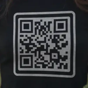 Dominion QR Code Crop-Top