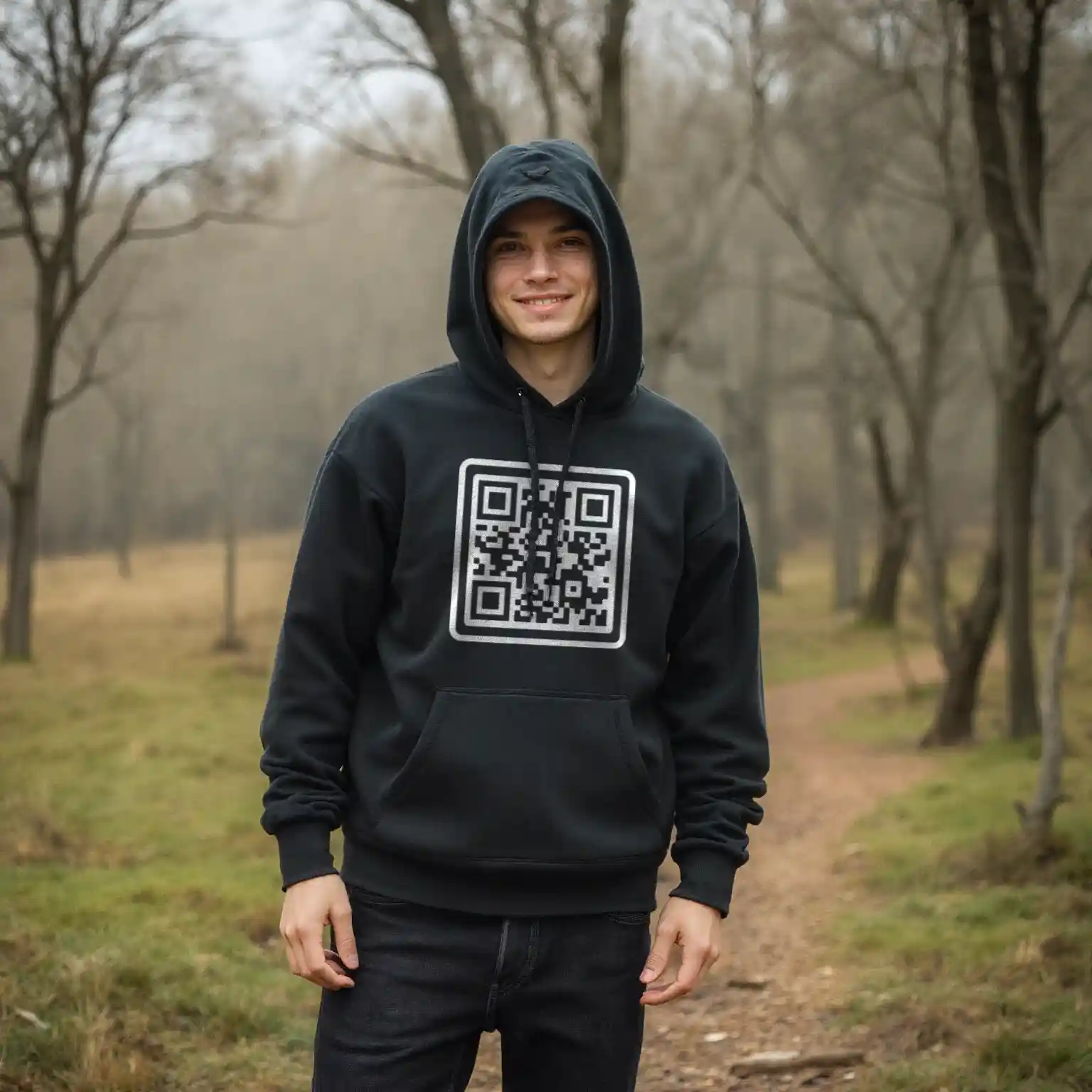 Dominion QR Code Hoodie 39 Dominion QR Code Hoodie – Bild 2
