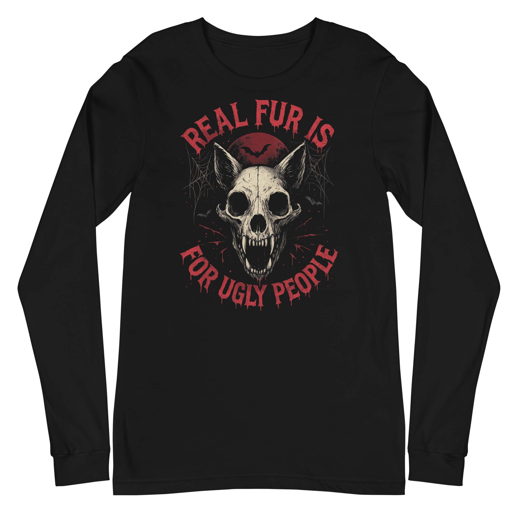 Real Fur Is For Ugly People (Halloween) Longsleeve 23 Real Fur Is For Ugly People (Halloween) Longsleeve – Bild 3