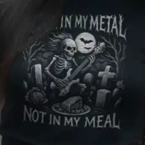 Death in my Metal (Halloween) Crop-Top