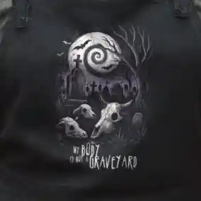 My Body is not a Graveyard (Halloween) Grillschürze (Bio)
