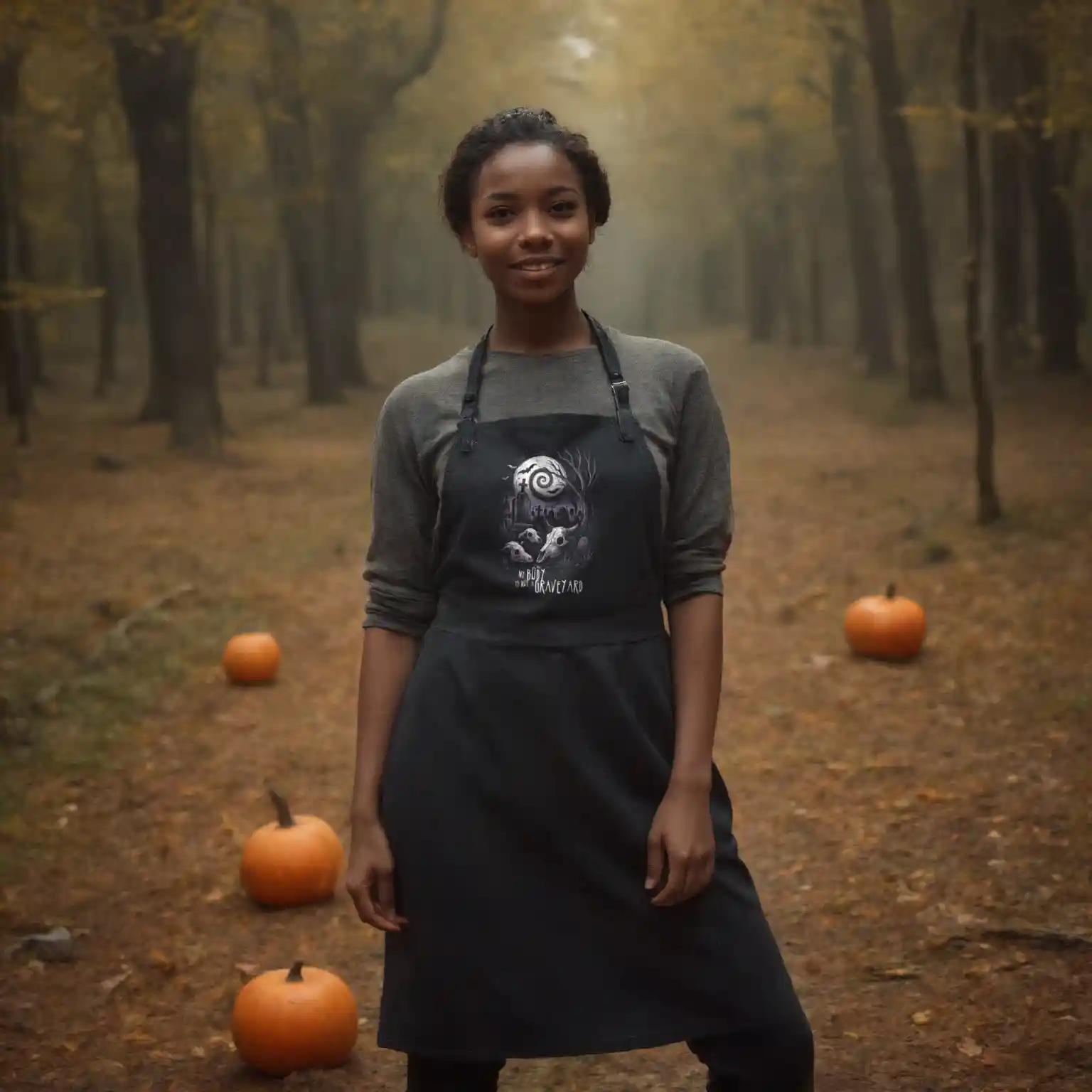 My Body is not a Graveyard (Halloween) Grillschürze (Bio) 21 My Body is not a Graveyard (Halloween) Grillschürze (Bio) – Bild 2