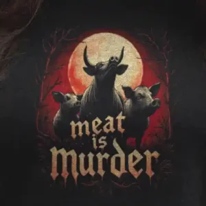 Meat is Murder Crop-Top