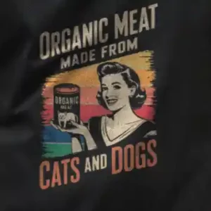 Meat from Cats and Dogs Grillschürze (Bio)