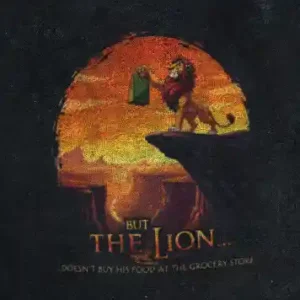 But The Lion 2.0 Grillschürze (Bio)